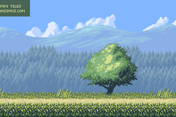 11 Free Pixel Art Backgrounds for Games UnLucky Studio