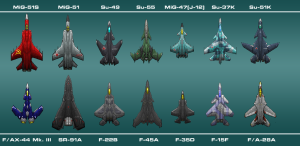 fighter airplane sprites for games