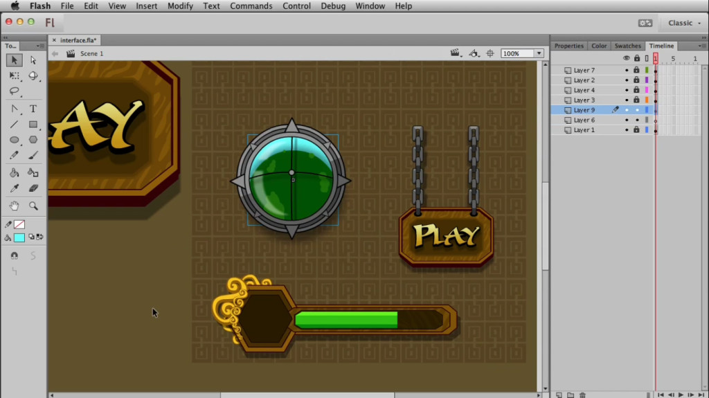 Learn to create GUI of the games
