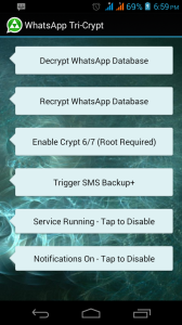 Backup whatsapp- Whatsapp Tri-crypt