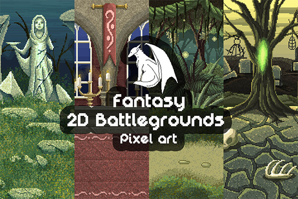 11 Free Pixel Art Backgrounds for Games - UnLucky Studio